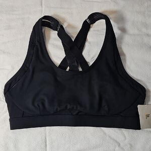 5 Shipp! NWT Fabletics Black Cross-Back Sports Bra